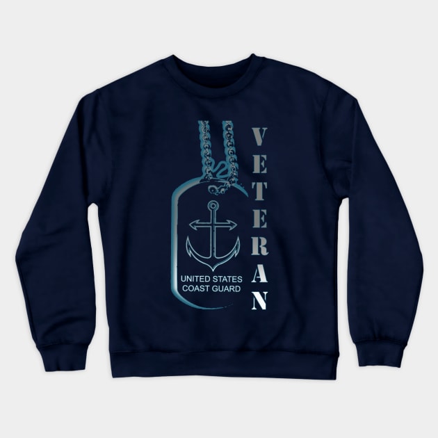 UNITED STATES Coast Guard Veteran-Veterans day Crewneck Sweatshirt by KrasiStaleva